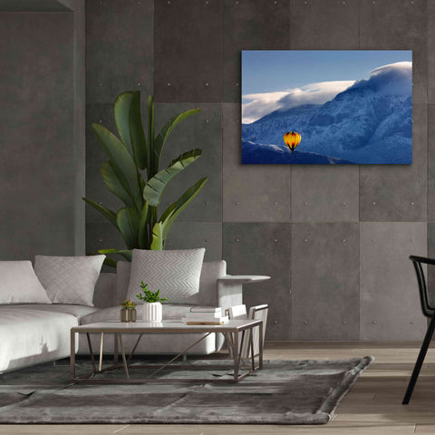 Image of 'Balloon Fiesta Snow' by Mike Jones, Giclee Canvas Wall Art,60 x 40