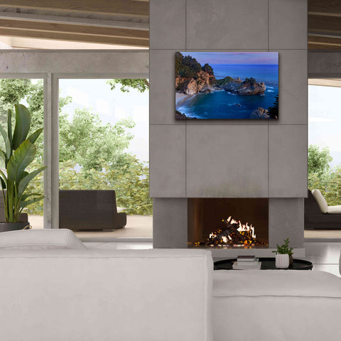 Image of 'Big Sur McWay Falls' by Mike Jones, Giclee Canvas Wall Art,40 x 26