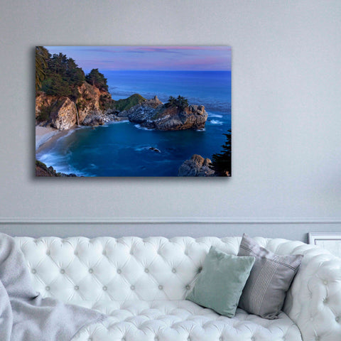 Image of 'Big Sur McWay Falls' by Mike Jones, Giclee Canvas Wall Art,60 x 40