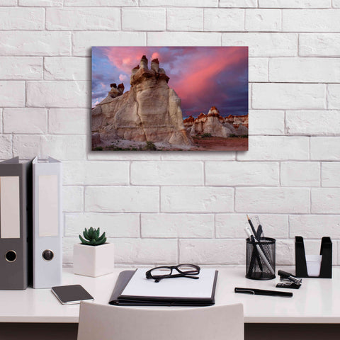 Image of 'Blue Canyon Dusk' by Mike Jones, Giclee Canvas Wall Art,18 x 12