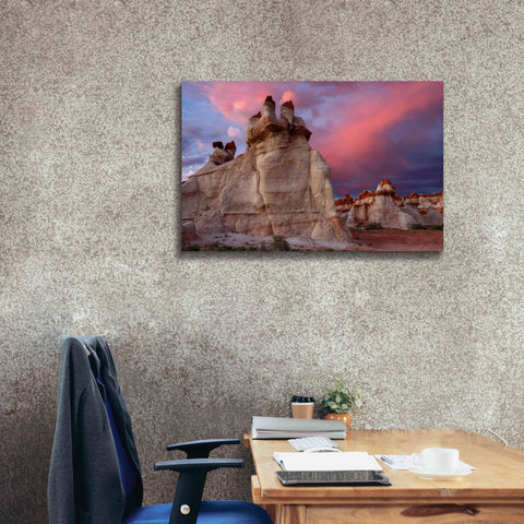 Image of 'Blue Canyon Dusk' by Mike Jones, Giclee Canvas Wall Art,40 x 26