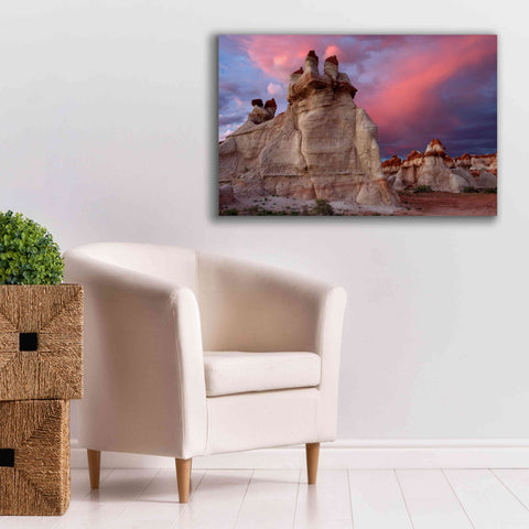 Image of 'Blue Canyon Dusk' by Mike Jones, Giclee Canvas Wall Art,40 x 26