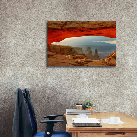 Image of 'Canyonlands Mesa Arch' by Mike Jones, Giclee Canvas Wall Art,40 x 26
