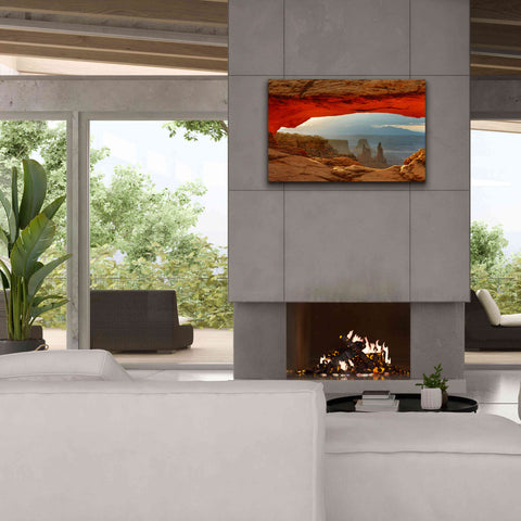 Image of 'Canyonlands Mesa Arch' by Mike Jones, Giclee Canvas Wall Art,40 x 26