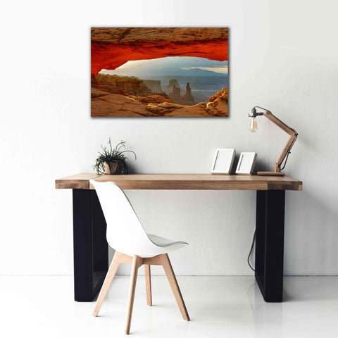 Image of 'Canyonlands Mesa Arch' by Mike Jones, Giclee Canvas Wall Art,40 x 26