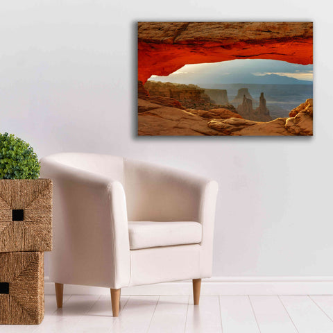 Image of 'Canyonlands Mesa Arch' by Mike Jones, Giclee Canvas Wall Art,40 x 26