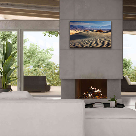 Image of 'Death Valley Mesquite Dunes' by Mike Jones, Giclee Canvas Wall Art,40 x 26