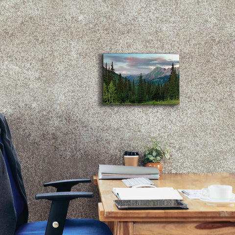 Image of 'Dusk Near Ouray' by Mike Jones, Giclee Canvas Wall Art,18 x 12