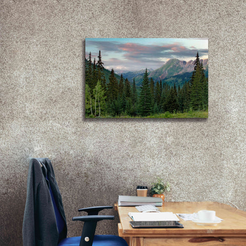 Image of 'Dusk Near Ouray' by Mike Jones, Giclee Canvas Wall Art,40 x 26