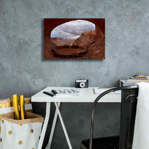 Image of 'False Kive Fisheye' by Mike Jones, Giclee Canvas Wall Art,18 x 12