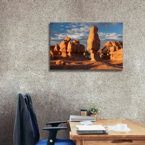 Image of 'Goblin Valley Tall Hoodoo' by Mike Jones, Giclee Canvas Wall Art,40 x 26