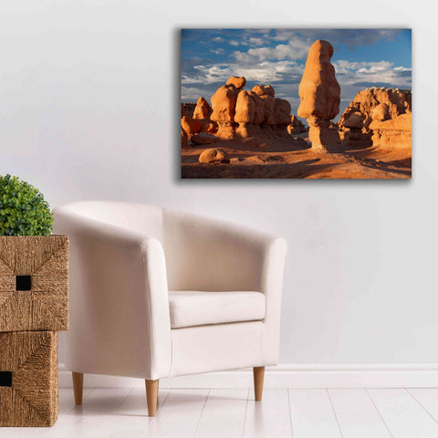Image of 'Goblin Valley Tall Hoodoo' by Mike Jones, Giclee Canvas Wall Art,40 x 26