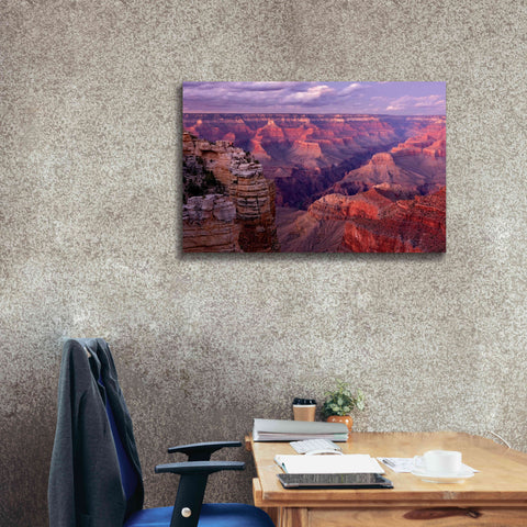 Image of 'Grand Canyon near Mather Point' by Mike Jones, Giclee Canvas Wall Art,40 x 26