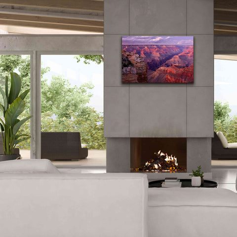 Image of 'Grand Canyon near Mather Point' by Mike Jones, Giclee Canvas Wall Art,40 x 26