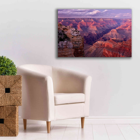 Image of 'Grand Canyon near Mather Point' by Mike Jones, Giclee Canvas Wall Art,40 x 26