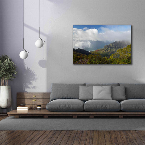 Image of 'Kauai Kalalou Canyon' by Mike Jones, Giclee Canvas Wall Art,60 x 40