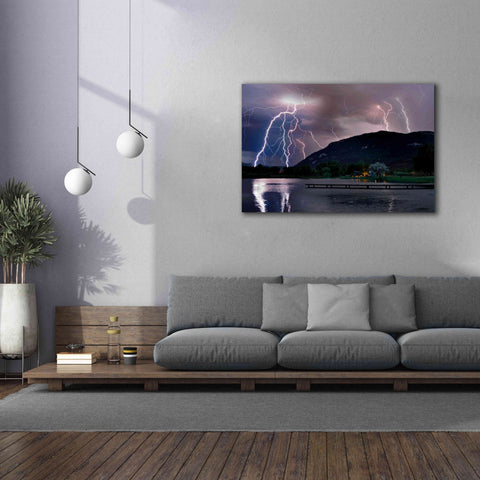 Image of 'Lightning Campground' by Mike Jones, Giclee Canvas Wall Art,60 x 40