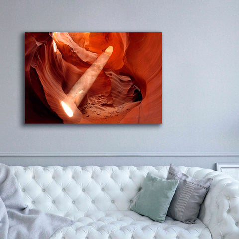 Image of 'Lower Antelope Light Beam' by Mike Jones, Giclee Canvas Wall Art,60 x 40