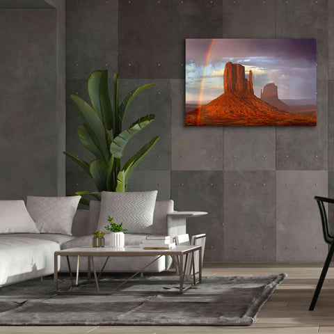 Image of 'Mittens Rainbow' by Mike Jones, Giclee Canvas Wall Art,60 x 40