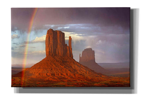 Image of 'Mittens Rainbow' by Mike Jones, Giclee Canvas Wall Art