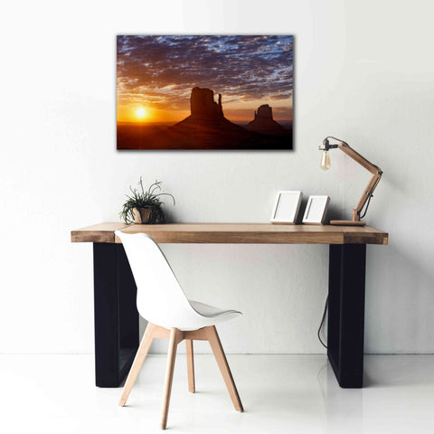 Image of 'Mittens Sunrise squeezecrop' by Mike Jones, Giclee Canvas Wall Art,40 x 26