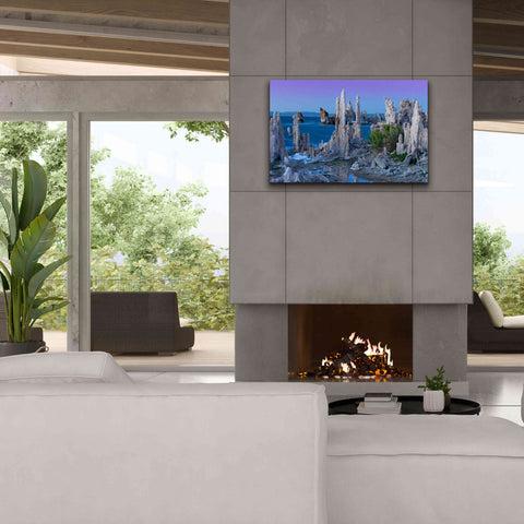 Image of 'Mono Lake Dusk' by Mike Jones, Giclee Canvas Wall Art,40 x 26