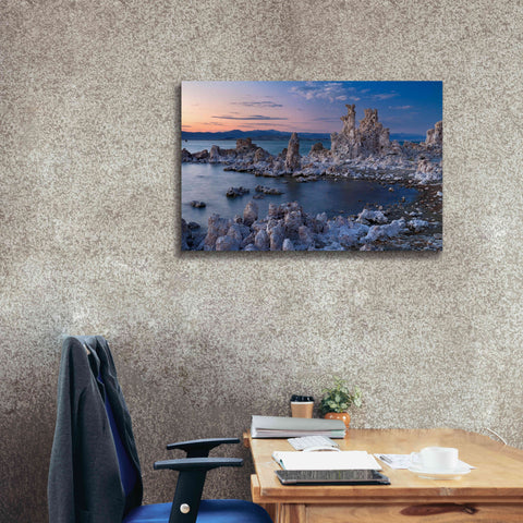 Image of 'Mono Lake South Tufa Dusk' by Mike Jones, Giclee Canvas Wall Art,40 x 26