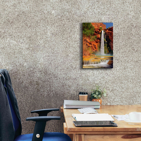 Image of 'Mooney Falls' by Mike Jones, Giclee Canvas Wall Art,12 x 18