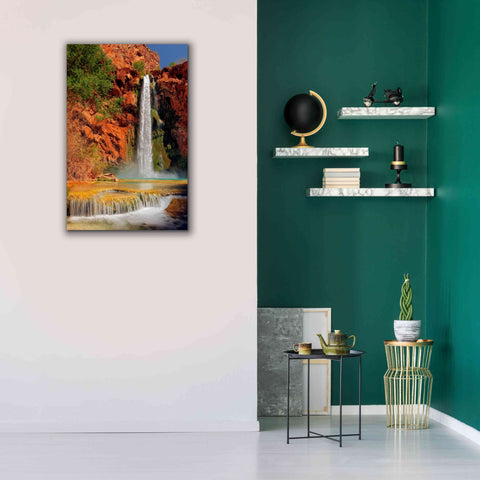 Image of 'Mooney Falls' by Mike Jones, Giclee Canvas Wall Art,26 x 40
