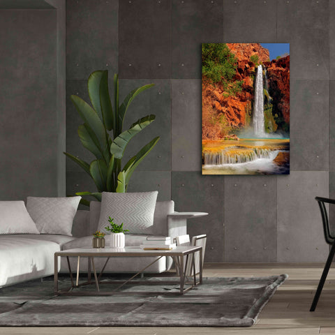 Image of 'Mooney Falls' by Mike Jones, Giclee Canvas Wall Art,40 x 60