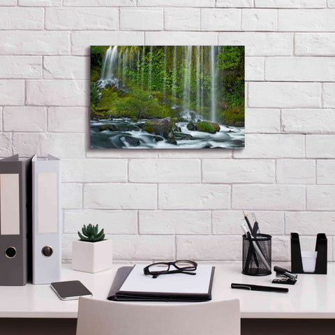 Image of 'Mossbrae Falls' by Mike Jones, Giclee Canvas Wall Art,18 x 12