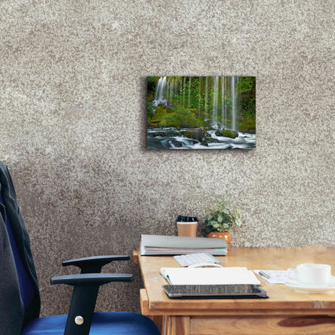 Image of 'Mossbrae Falls' by Mike Jones, Giclee Canvas Wall Art,18 x 12