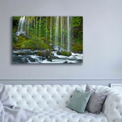 Image of 'Mossbrae Falls' by Mike Jones, Giclee Canvas Wall Art,60 x 40
