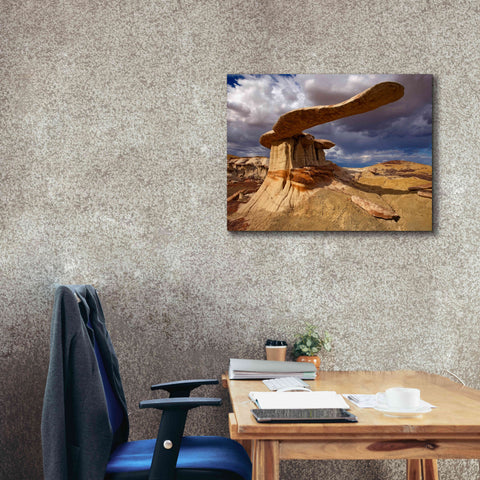 Image of 'NM Ahshislepah King Of Wings' by Mike Jones, Giclee Canvas Wall Art,34 x 26