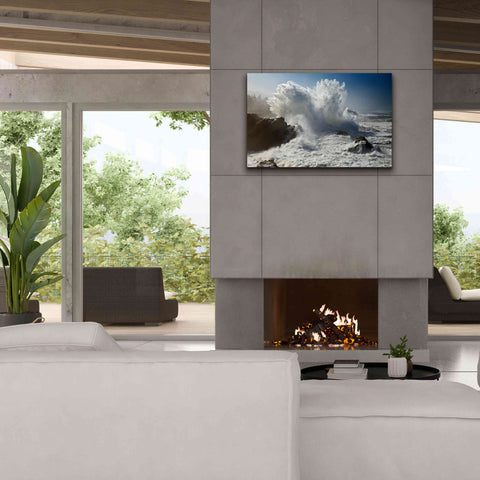 Image of 'Oregon Shore Acres SP Wave' by Mike Jones, Giclee Canvas Wall Art,40 x 26