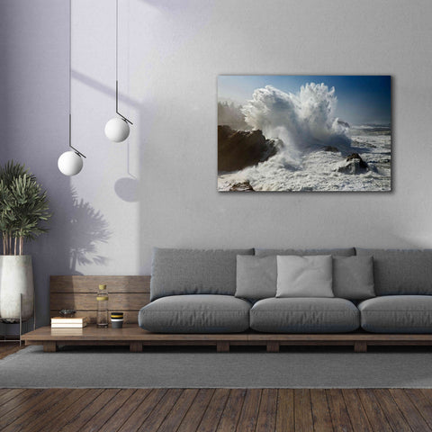 Image of 'Oregon Shore Acres SP Wave' by Mike Jones, Giclee Canvas Wall Art,60 x 40