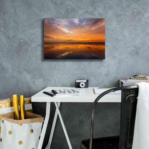 Image of 'Port Aransas Campground Sunrise' by Mike Jones, Giclee Canvas Wall Art,18 x 12