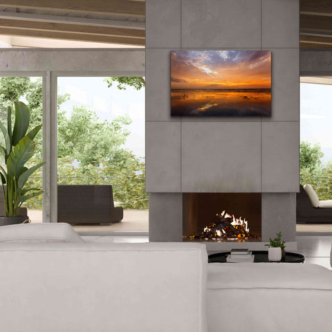 Image of 'Port Aransas Campground Sunrise' by Mike Jones, Giclee Canvas Wall Art,40 x 26