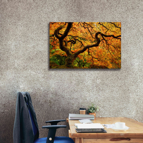 Image of 'Portland Japanese Garden' by Mike Jones, Giclee Canvas Wall Art,40 x 26
