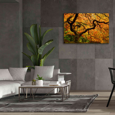 Image of 'Portland Japanese Garden' by Mike Jones, Giclee Canvas Wall Art,60 x 40