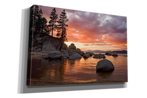 Image of 'Sand Harbor Sunset' by Mike Jones, Giclee Canvas Wall Art