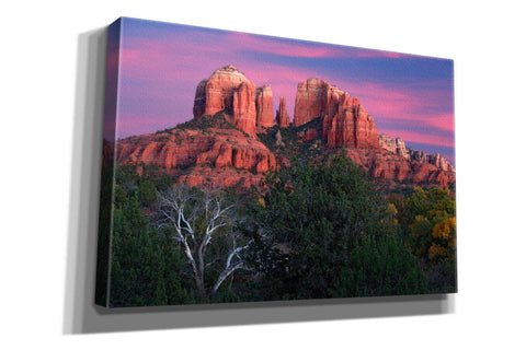 Image of 'Sedona Cathedral Rock Dusk' by Mike Jones, Giclee Canvas Wall Art