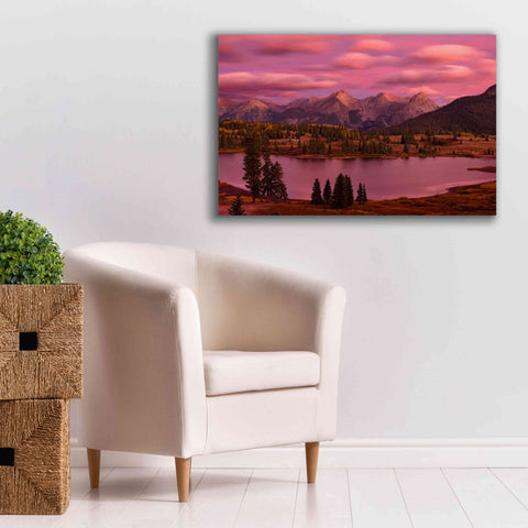Image of 'Silverton Lake Dusk' by Mike Jones, Giclee Canvas Wall Art,40 x 26