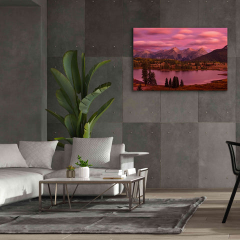 Image of 'Silverton Lake Dusk' by Mike Jones, Giclee Canvas Wall Art,60 x 40