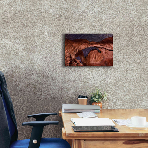 Image of 'Star Trails Diminishing' by Mike Jones, Giclee Canvas Wall Art,18 x 12