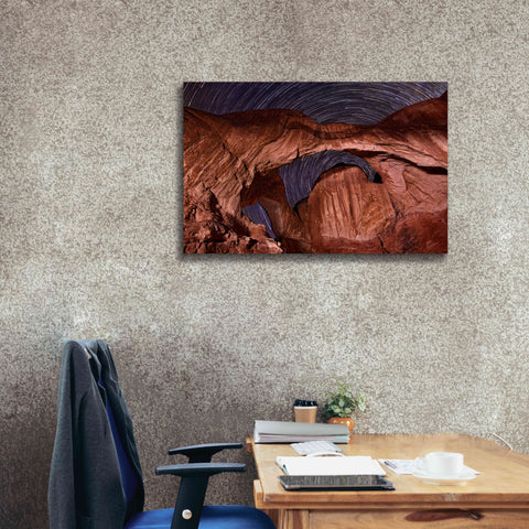 Image of 'Star Trails Diminishing' by Mike Jones, Giclee Canvas Wall Art,40 x 26
