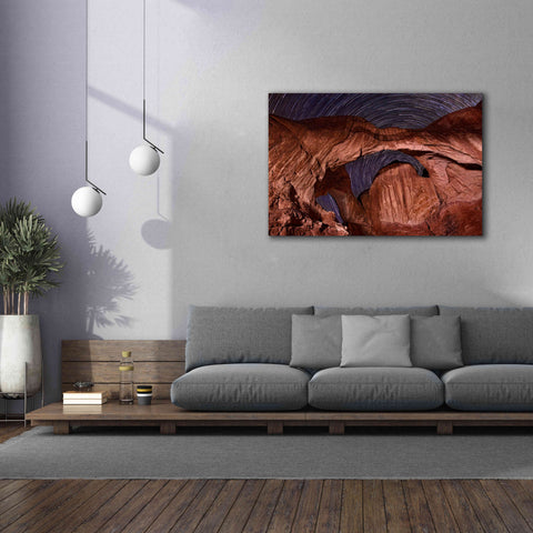 Image of 'Star Trails Diminishing' by Mike Jones, Giclee Canvas Wall Art,60 x 40