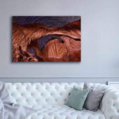 Image of 'Star Trails Diminishing' by Mike Jones, Giclee Canvas Wall Art,60 x 40