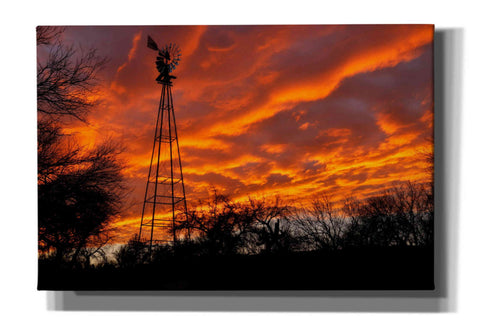 Image of 'Superior Windmill Sunset' by Mike Jones, Giclee Canvas Wall Art