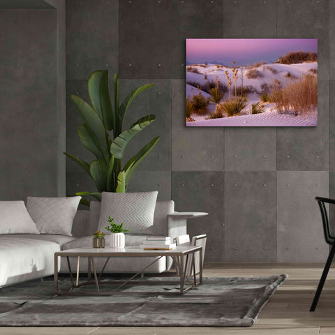 Image of 'White Sands Dusk' by Mike Jones, Giclee Canvas Wall Art,60 x 40